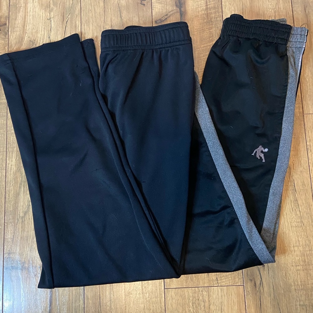 All in Motion Kids Black and Gray Joggers